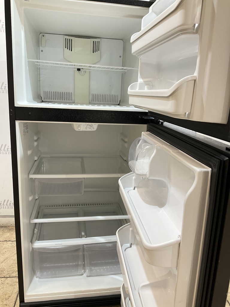 Frigidaire Used Refrigerator Top and Bottom 30x69 (black) 
