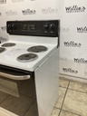 Frigidaire Used Electric Stove 220volts (40/50 AMP) 30inches {3 prong} (White/black) 