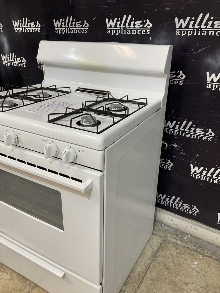 Frigidaire Used Natural Gas Stove 30inches (White) 