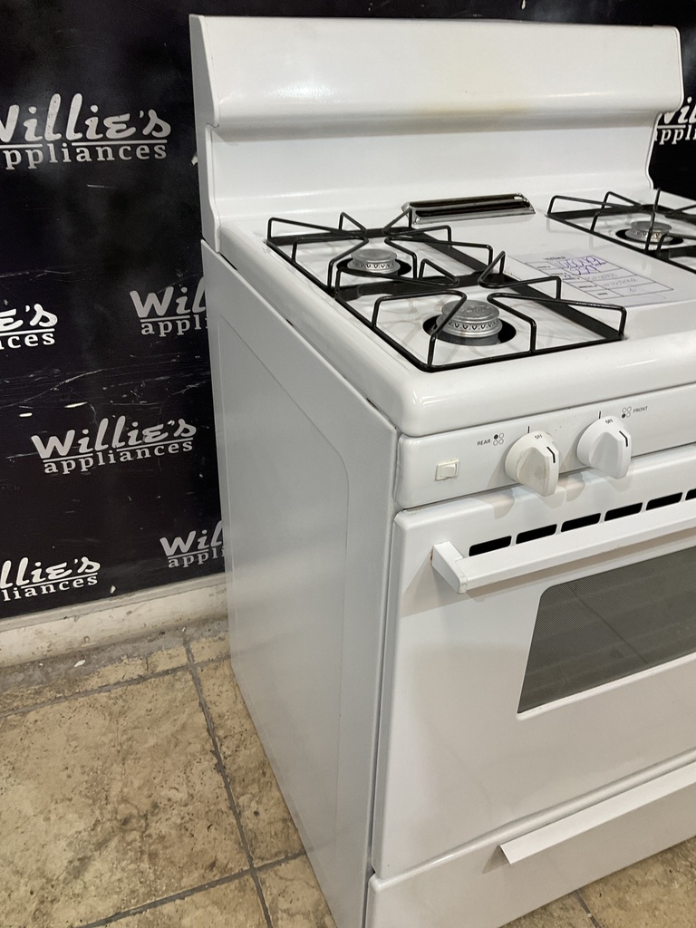 Frigidaire Used Natural Gas Stove 30inches (White) 