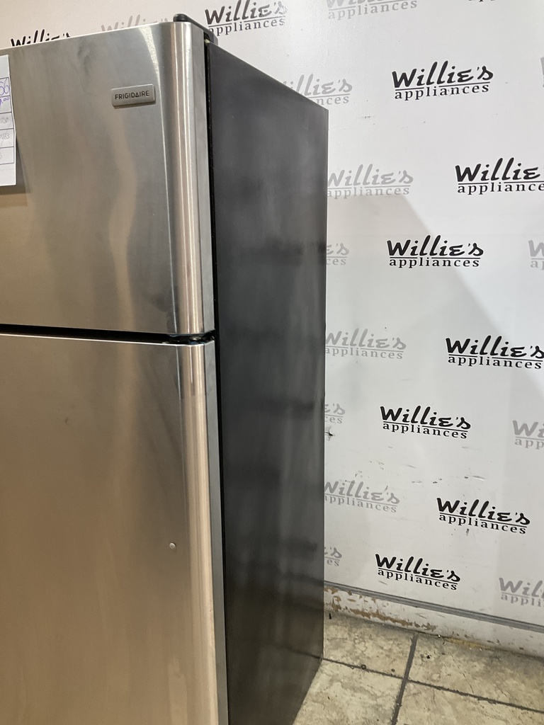 Frigidaire Used Refrigerator Top and Bottom 30x66 (Stainless Steel) 