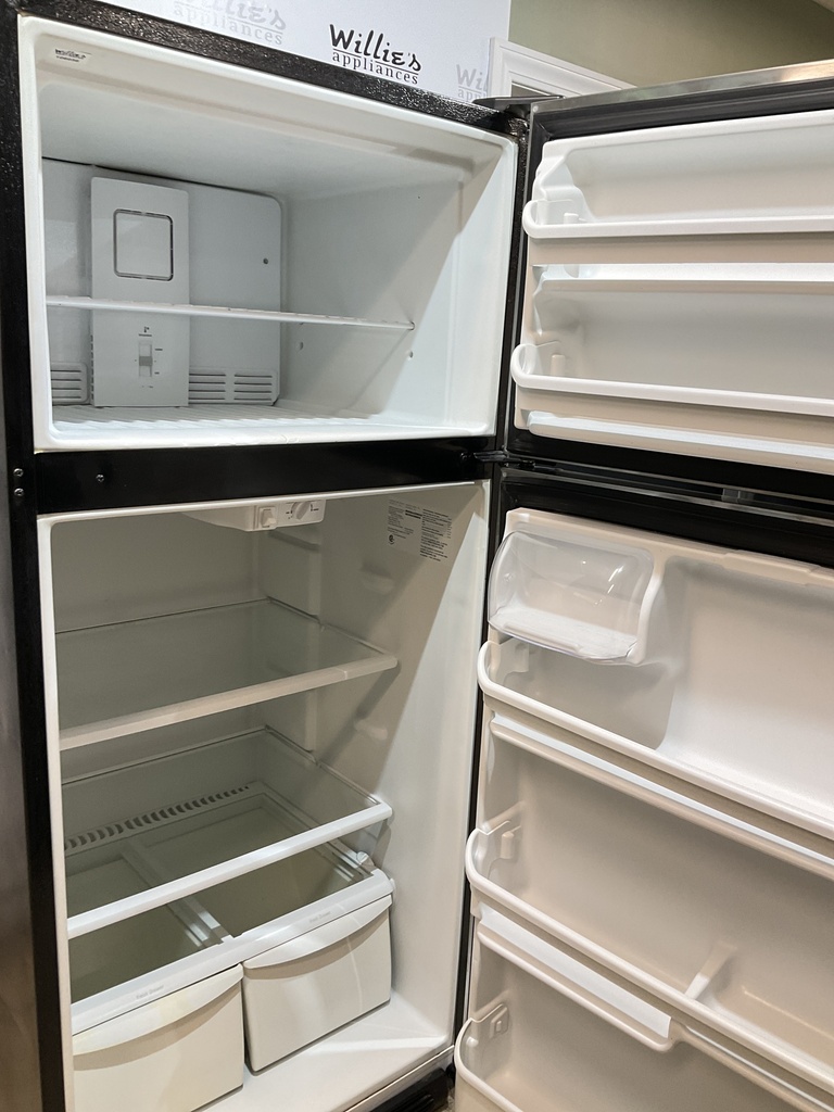 Frigidaire Used Refrigerator Top and Bottom 30x66 (Stainless Steel) 