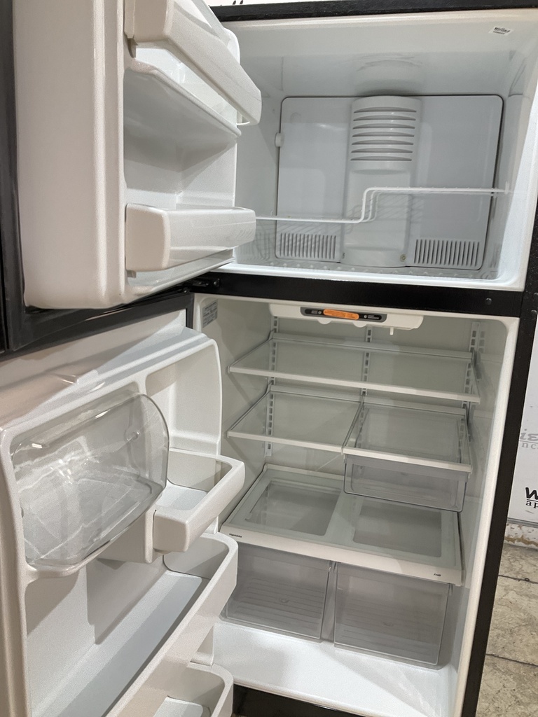 Ge Used Refrigerator Top and Bottom 30x66 1/2” (Black) 
