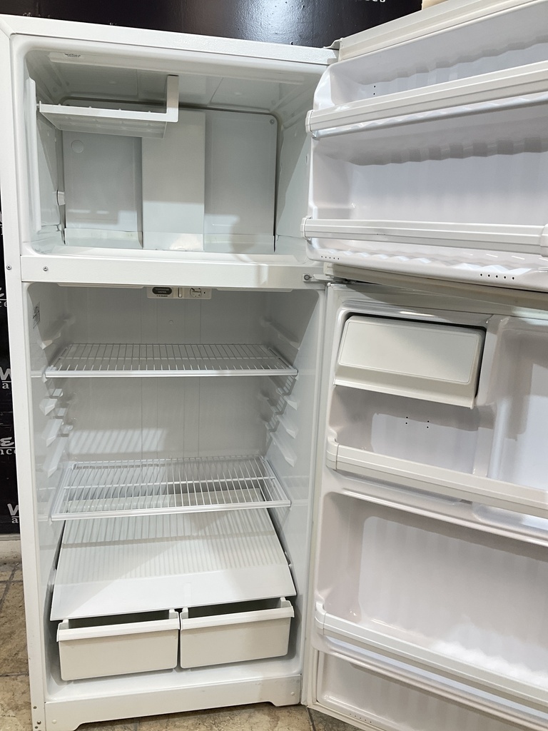 Hotpoint Used Refrigerator Top and Bottom 28x64 1/2” (White) 