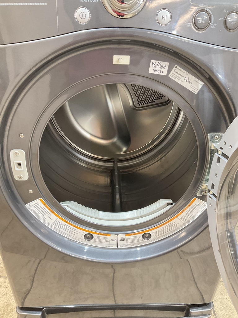 Lg Used Electric Dryer 220volts (30 AMP) 27inches {4 prong} (grey) 