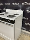 Magic Chef Used Electric Stove 220volts (40/50 AMP) 30inches {no cord} (White)