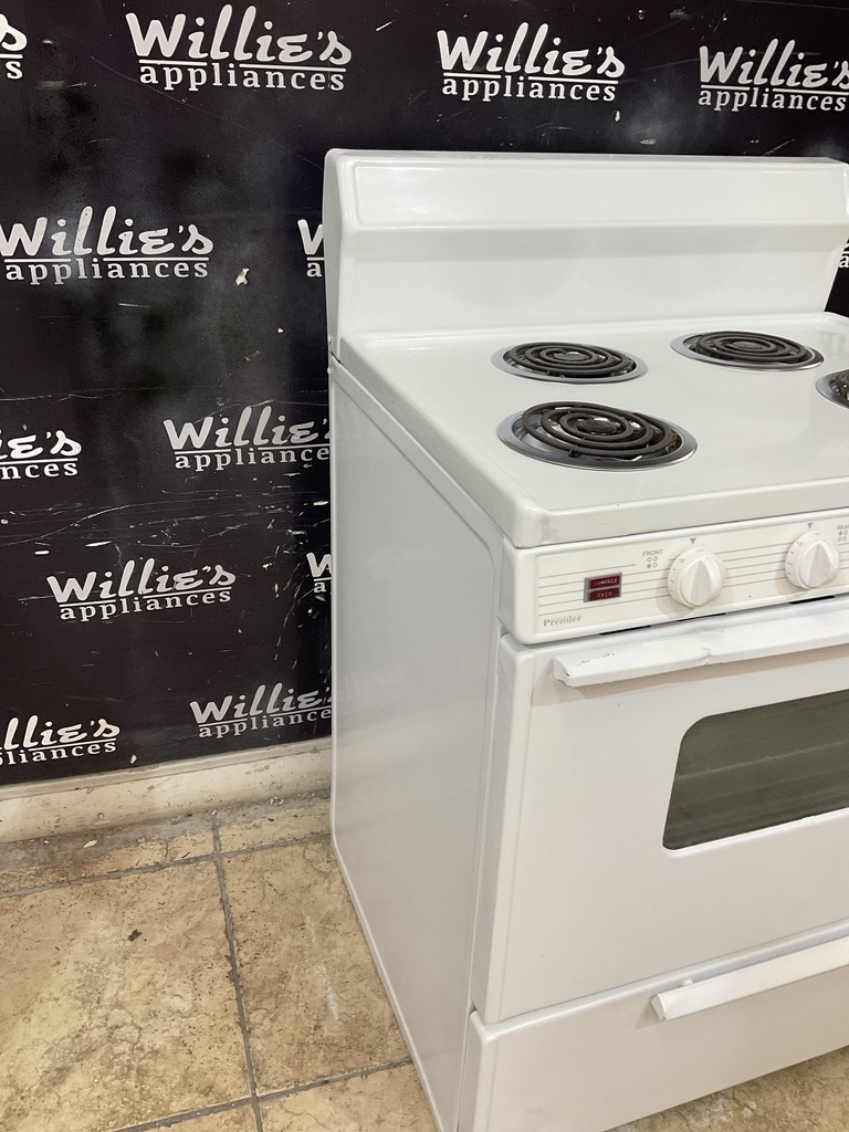 Premier Used Electric Stove 220volts (40/50 AMP) 30inches {no cord} (White) 