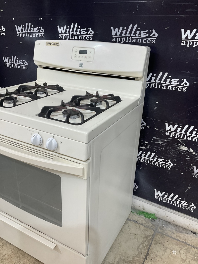 Kenmore Used Gas Propane Stove 30inches (Bisque) 