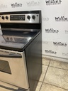 Jenn-Air Used Electric Stove 220volts (40/50 AMP) 30inches {4 prong} (Stainless steel)
