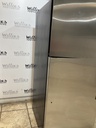 Ge Used Refrigerator Top and Bottom 30x66 (Stainless Steel) 