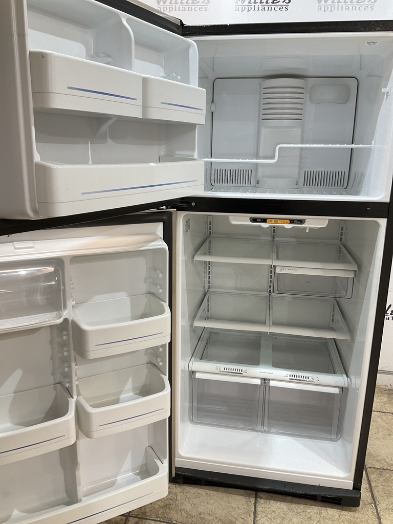 Ge Used Refrigerator Top and Bottom 30x66 (Stainless Steel) 