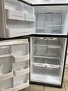 Ge Used Refrigerator Top and Bottom 30x66 (Stainless Steel) 