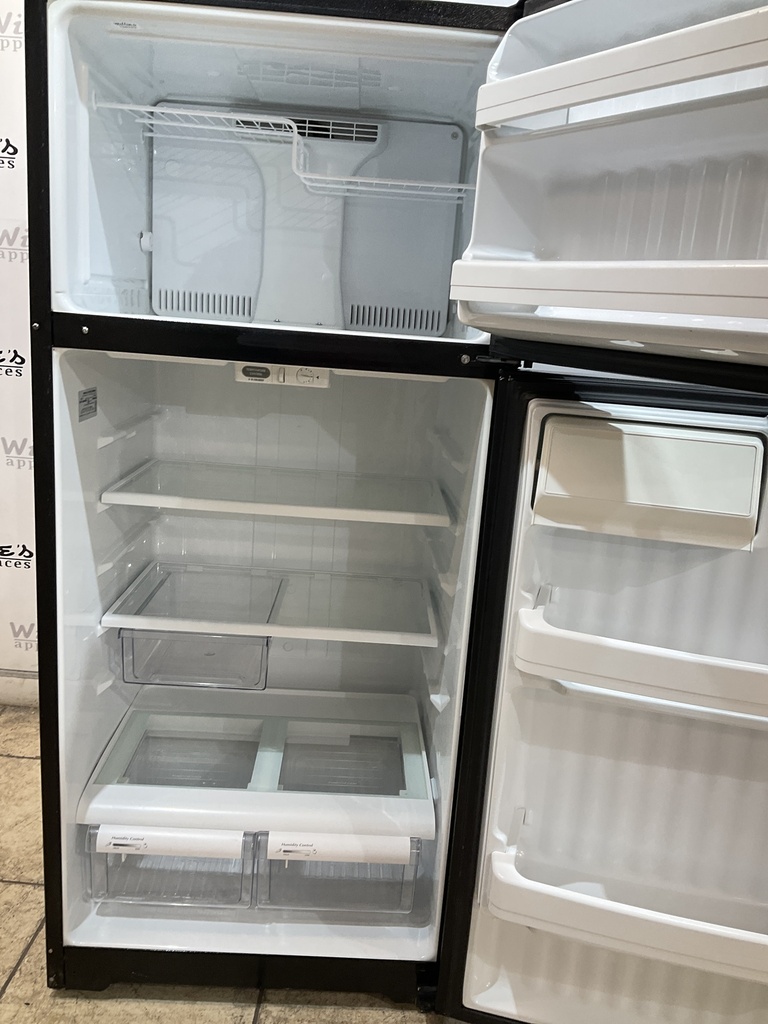 Ge Used Refrigerator Top and Bottom 28x64 1/2” (Black) 