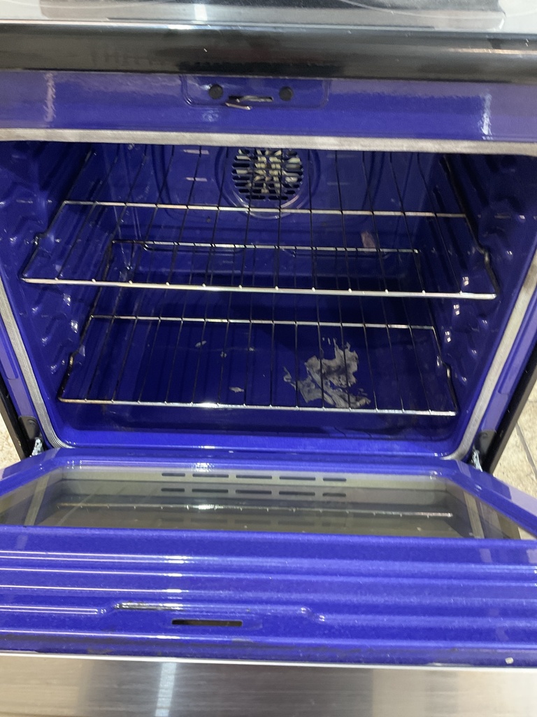 Lg Used Electric Stove 220volts (40/50 AMP) 30inches {3 prong} (Stainless Steel) 