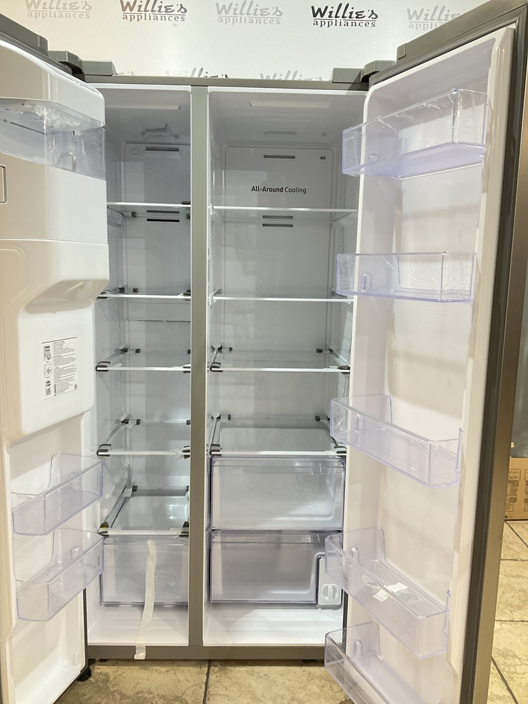 Samsung New Open Box Refrigerator Side by Side 36x70 (Stainless Steel) 