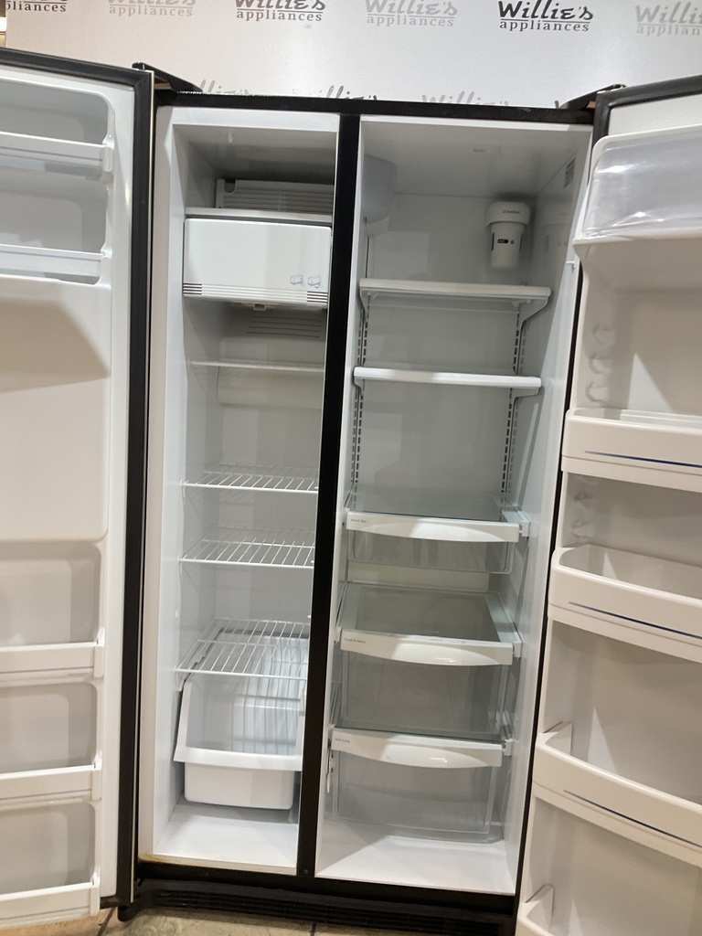 Ge Used Refrigerator Side by Side 36x70 (Stainless Steel) 