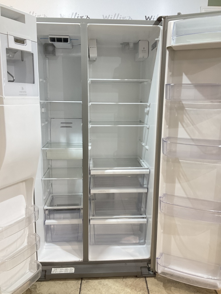 Whirlpool Used Refrigerator Side by Side Counter Depth 36x69 (stainless steel) 