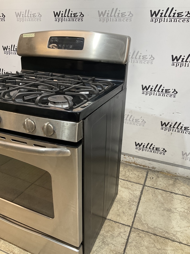 Ge Used Gas Propane Stove 30inches (Stainless Steel) 