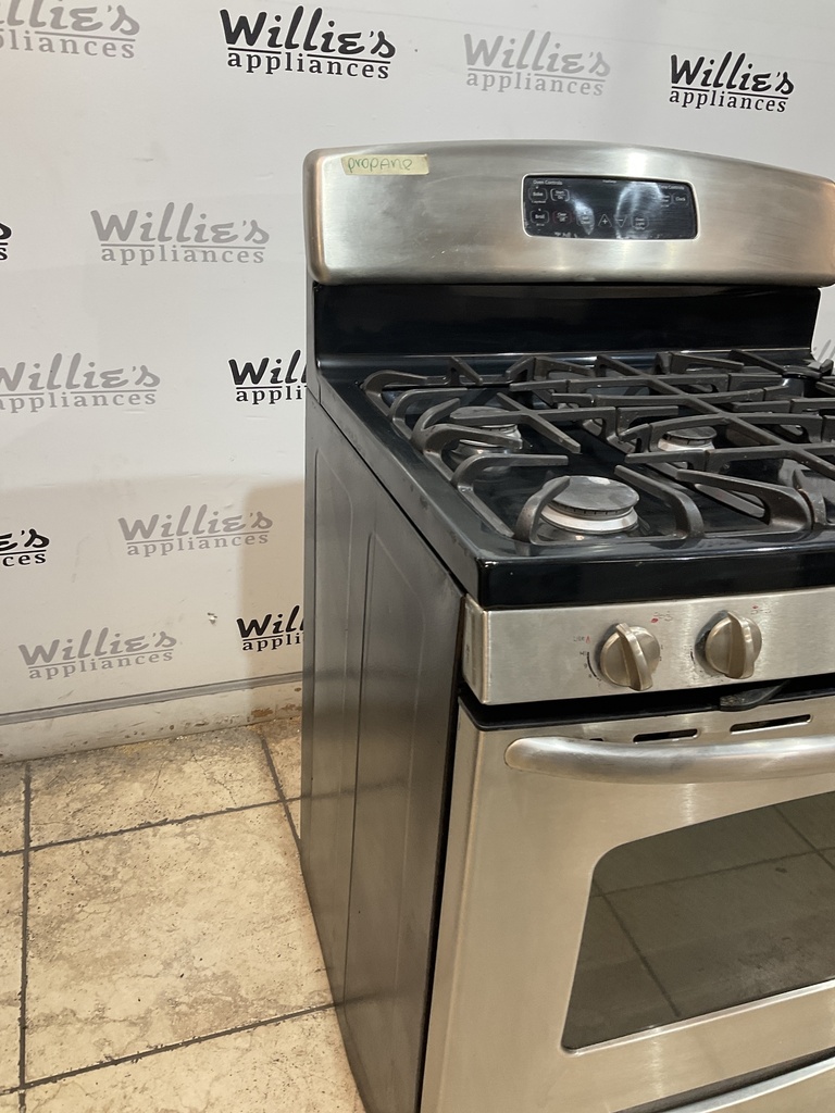 Ge Used Gas Propane Stove 30inches (Stainless Steel) 