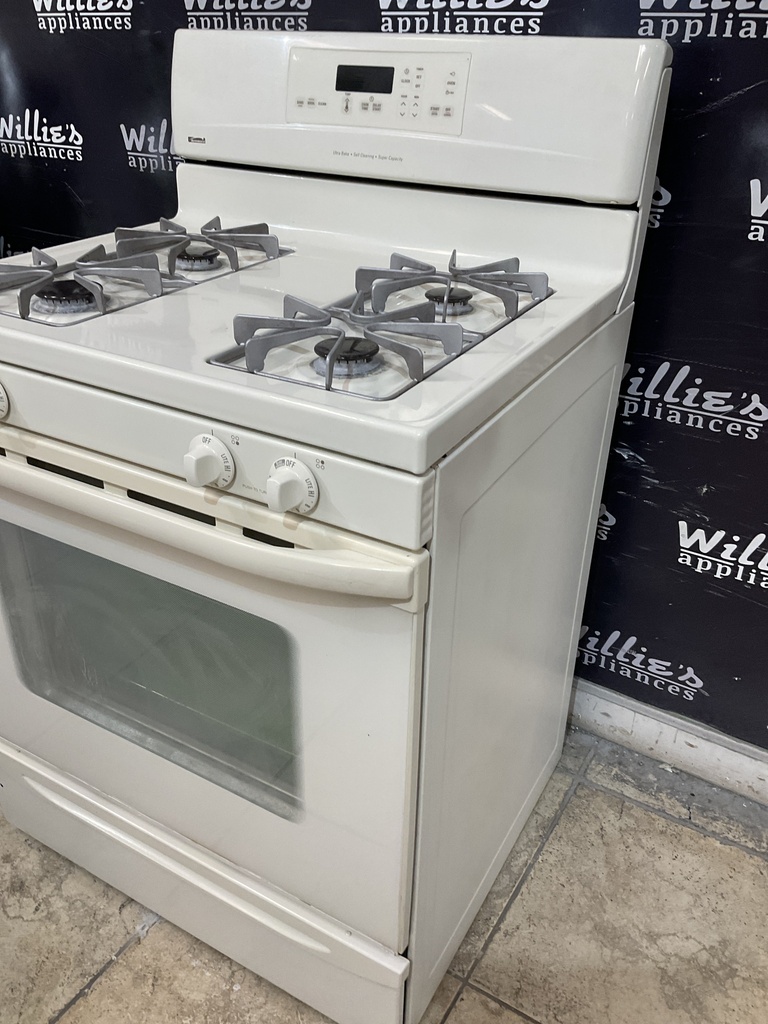 Kenmore Used Natural Gas Stove 30inches (Bisque) 