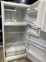 Ge Used Refrigerator Top and Bottom 28x61 1/2” (White) 