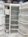 Whirlpool Used Refrigerator Side by Side 33x66 1/2” (Bisque) 