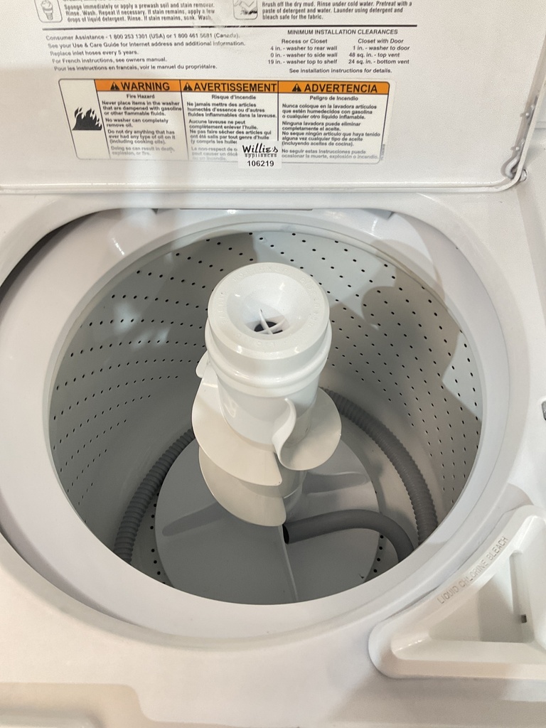 Whirlpool Used Washer Top-load 27inches (White) 