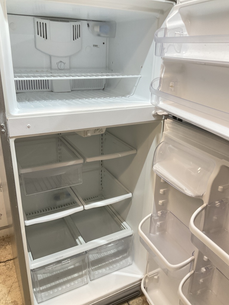Frigidaire Used Refrigerator Top and Bottom 30x66 (Stainless Steel) 
