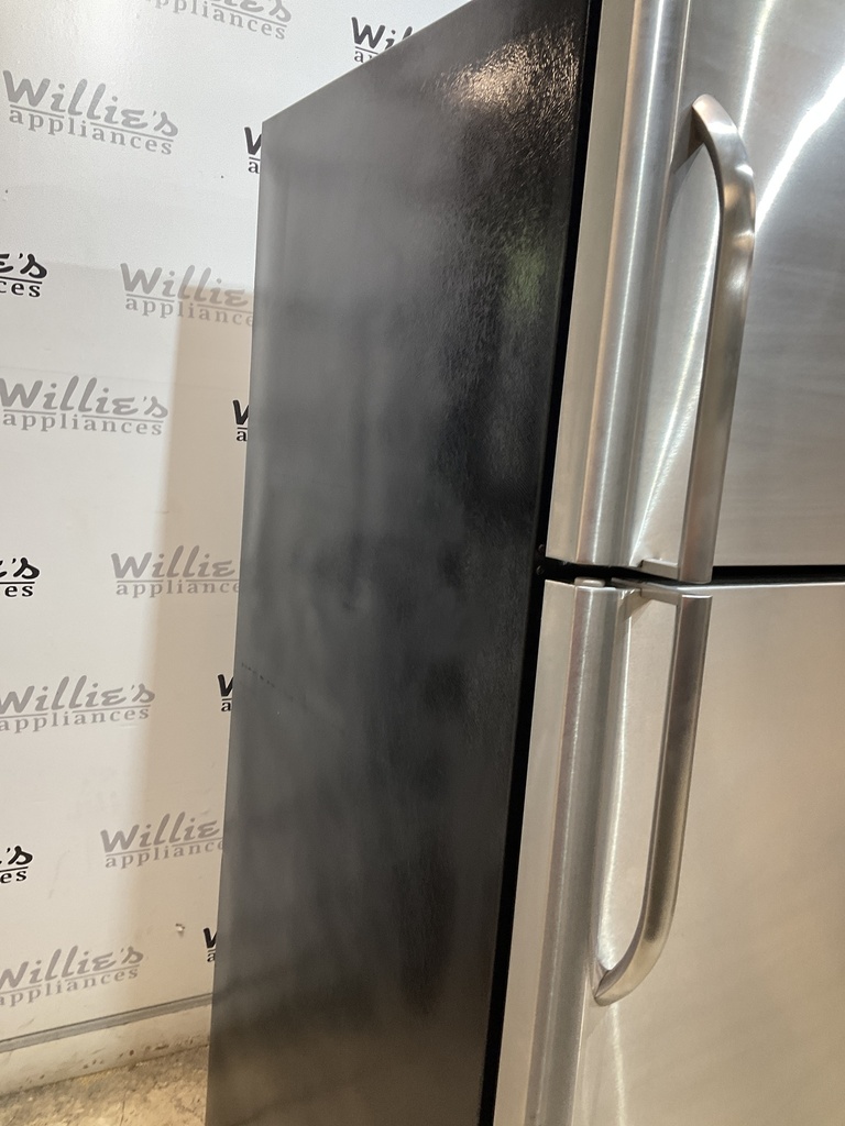Frigidaire Used Refrigerator Top and Bottom 30x69 (Stainless Steel) 
