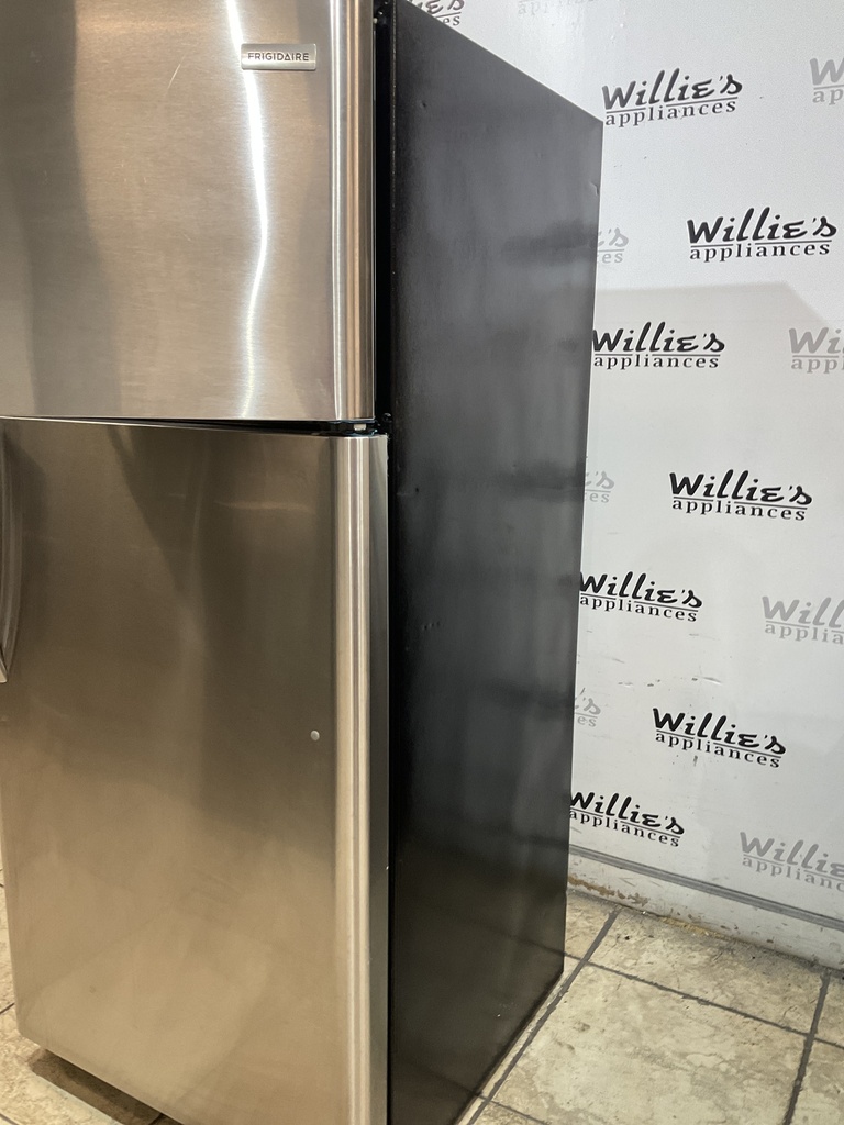 Frigidaire Used Refrigerator Top and Bottom 30x66 (stainless steel) 