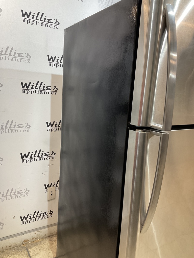 Frigidaire Used Refrigerator Top and Bottom 30x66 (stainless steel) 