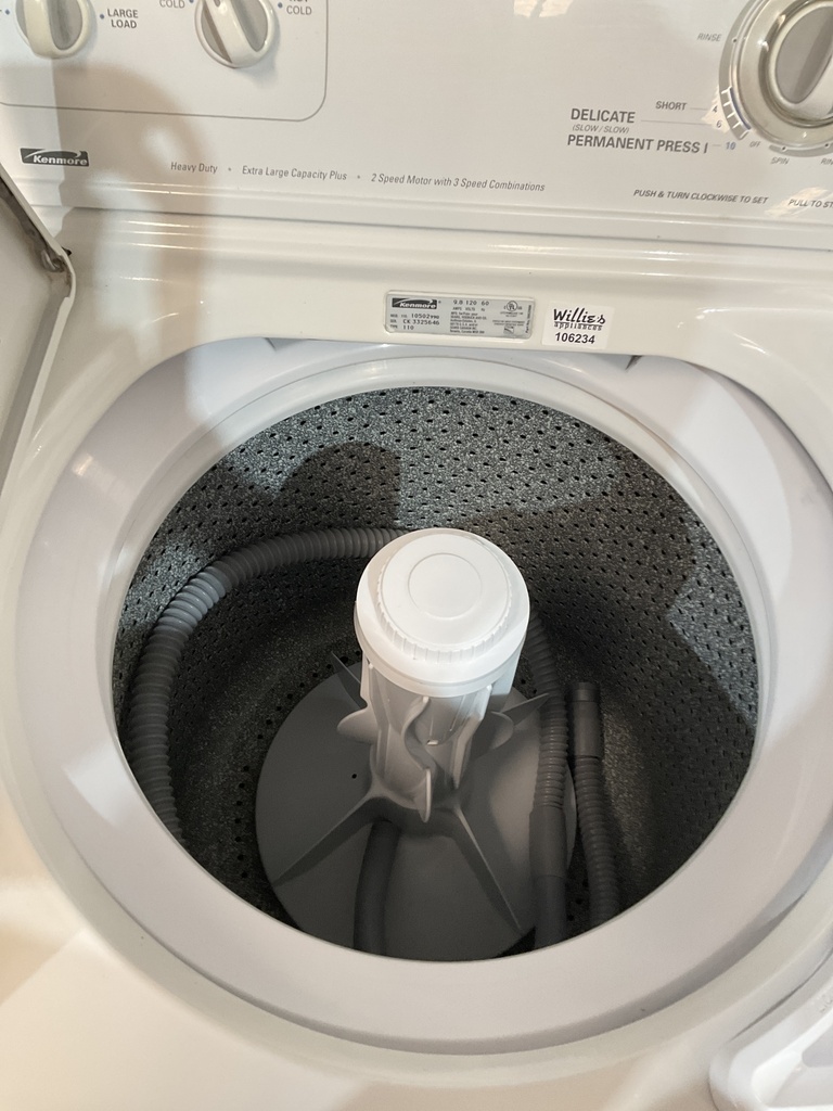 Kenmore Used Washer Top-load 24inches (White) 