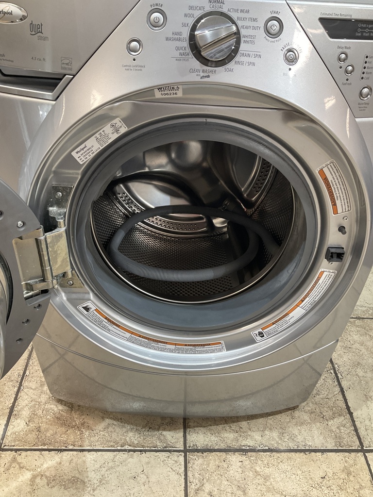 Whirlpool Used Washer Front-load 27inches (Grey) 