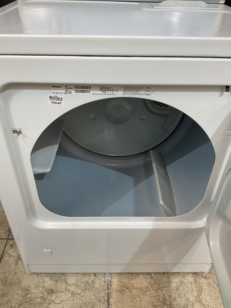 Whirlpool Used Natural Gas Dryer 29inches (White) 
