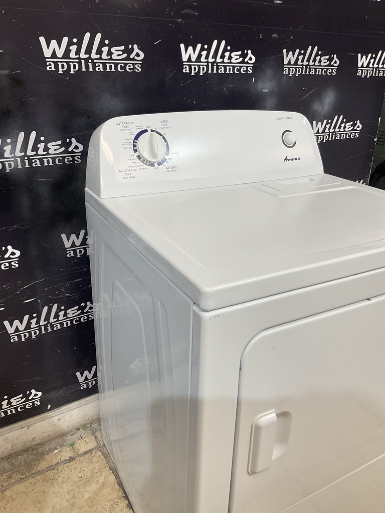 Amana Used Electric Dryer 220volts (30 AMP) 29inches {3 prong} (White) 