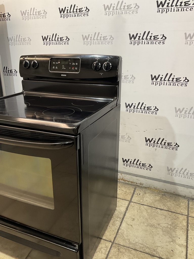 Kenmore Used Electric Stove 220volts (40/50 AMP) 30inches {4 prong} (Black) 