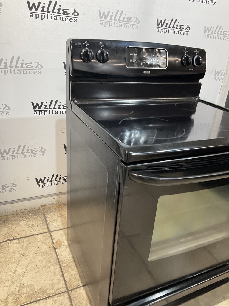 Kenmore Used Electric Stove 220volts (40/50 AMP) 30inches {4 prong} (Black) 