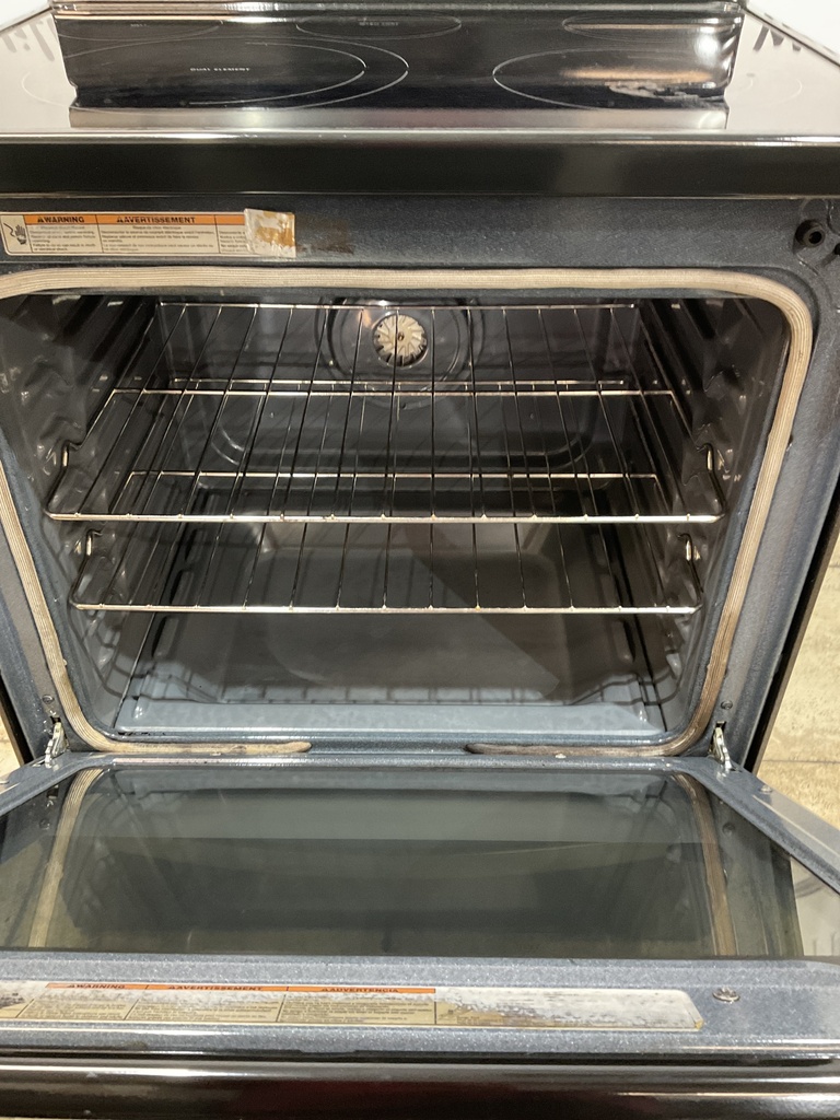 Whirlpool Used Electric Stove 220volts (40/50 AMP) 30inches {4 prong} (Stainless steel)