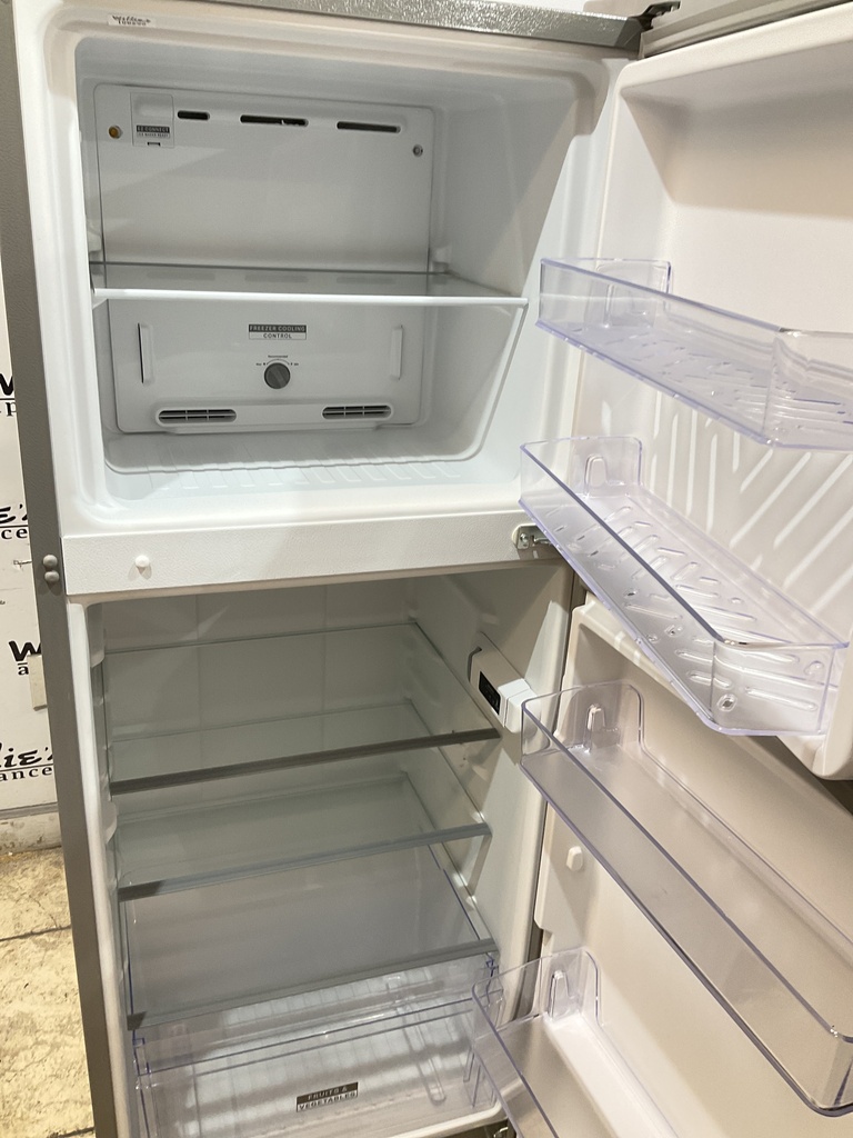 Whirlpool Used Refrigerator Top and Bottom 24x61 1/2” (Stainless Steel)