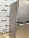 Whirlpool Used Refrigerator Top and Bottom 24x61 1/2” (Stainless Steel)