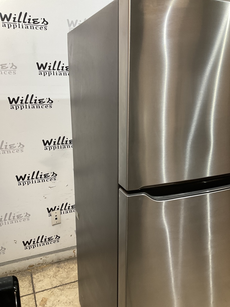 Frigidaire Used Refrigerator Top and Bottom 30x66 (Stainless Steel) 