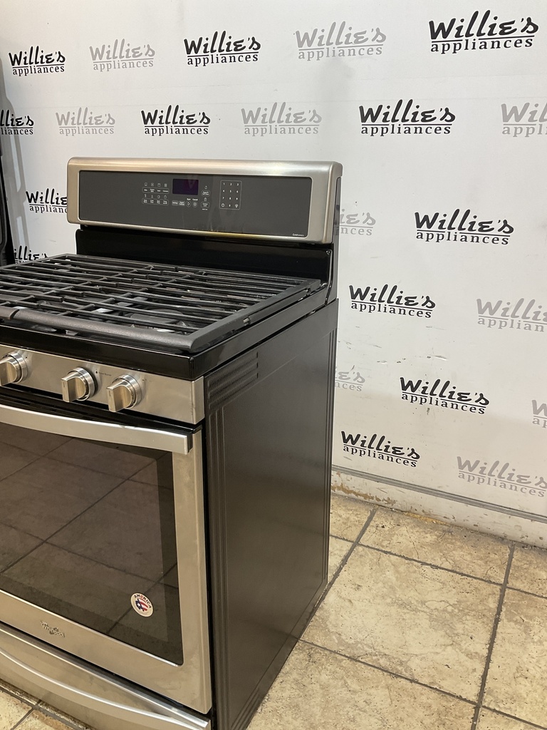 Whirlpool Used Natural Gas Stove 30inches (Stainless Steel) 