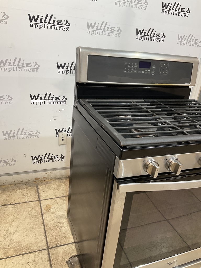 Whirlpool Used Natural Gas Stove 30inches (Stainless Steel) 