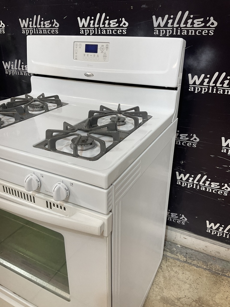 Whirlpool Used Natural Gas Stove 30inches (White) 