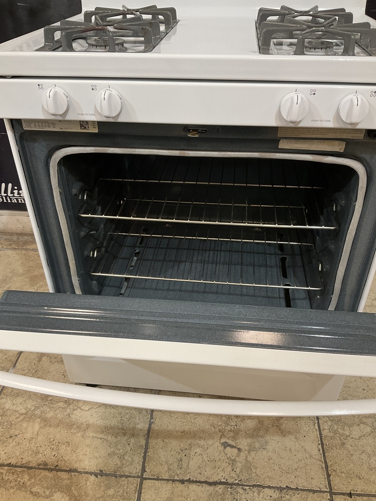 Whirlpool Used Natural Gas Stove 30inches (White) 