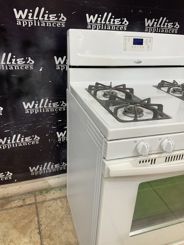Whirlpool Used Natural Gas Stove 30inches (White) 