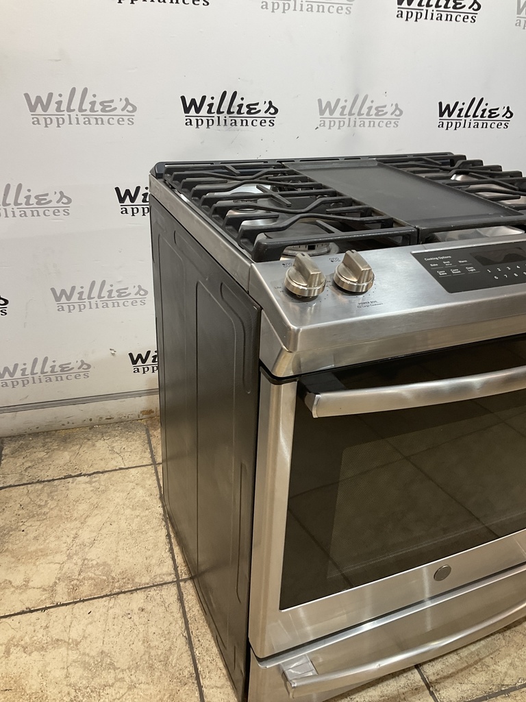 Ge Used Natural Gas Stove 30inches (Stainless Steel) 