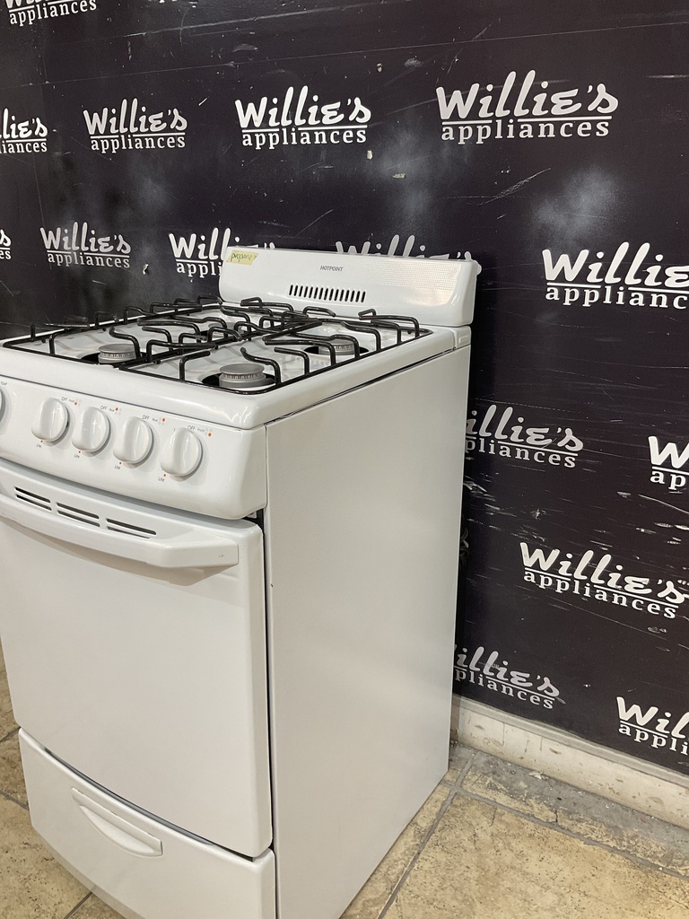 Hotpoint Used Gas Propane Stove 19 1/2” (White) 