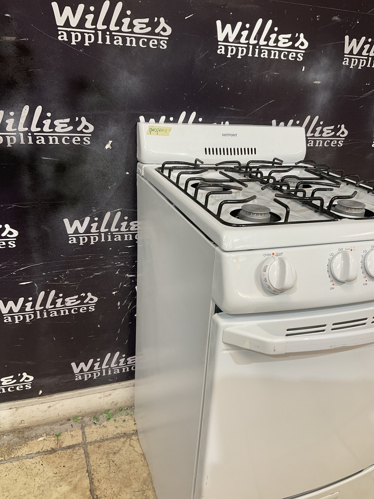 Hotpoint Used Gas Propane Stove 19 1/2” (White) 