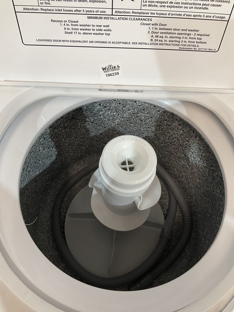 Whirlpool Used Washer Top-load 27inches (white) 
